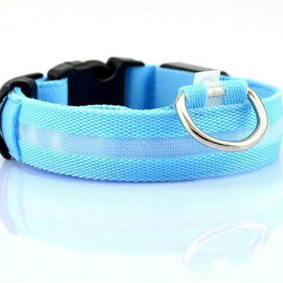 Night Safety Nylon LED Pet Collar