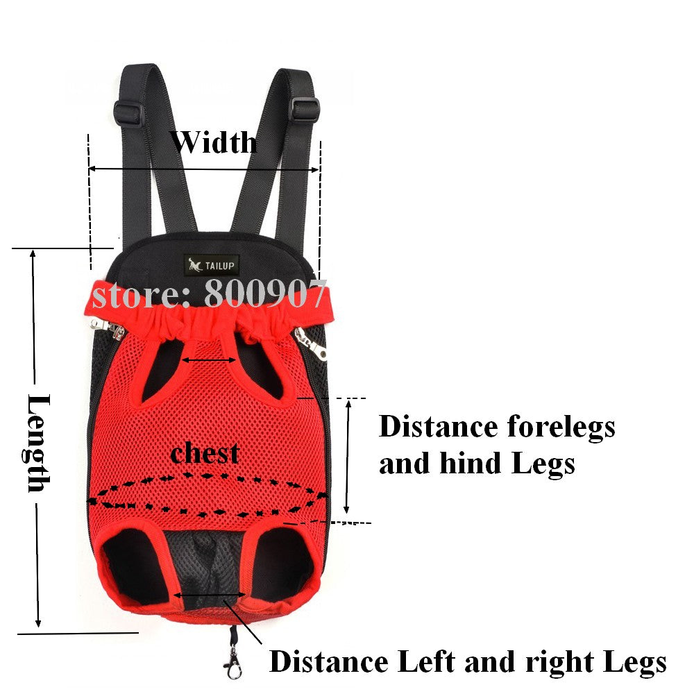 Front Chest Pet Carrier Backpack