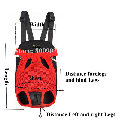 Front Chest Pet Carrier Backpack
