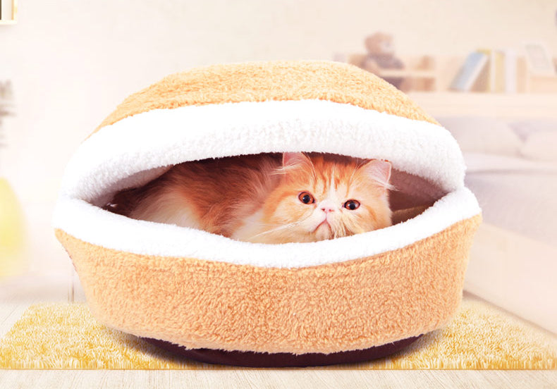 Soft Windproof Washable Hamburger Bed