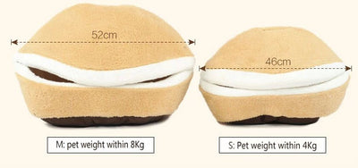 Soft Windproof Washable Hamburger Bed