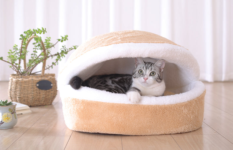 Soft Windproof Washable Hamburger Bed